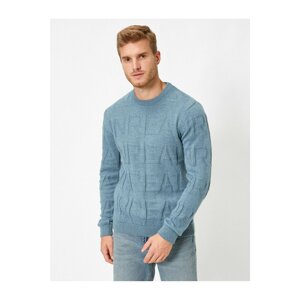 Koton Sweater - Blue - Regular fit