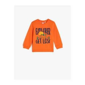 Koton Baby Boy Orange Sweatshirt
