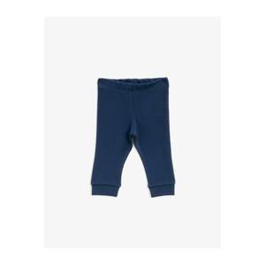 Koton Baby Boy Navy Blue Cotton Basic Normal Waist Sweatpants