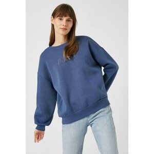Koton Navy Blue Women's Sweatshirt