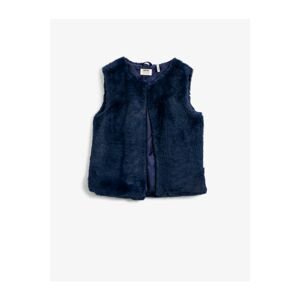 Koton Girl Navy Blue Plusus Vest