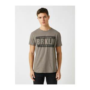 Koton Letter Printed Cotton T-Shirt