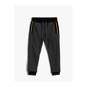 Koton Tie Waist Jogger Sweatpants Pocket Detailed