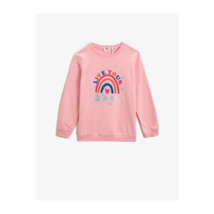 Koton Printed Sweatshirt Cotton