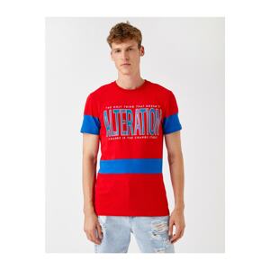 Koton Slogan T-shirt Printed Cotton