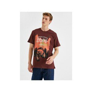 Koton Men's Brown T-Shirt