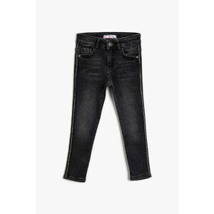 Koton Girls Black Jeans