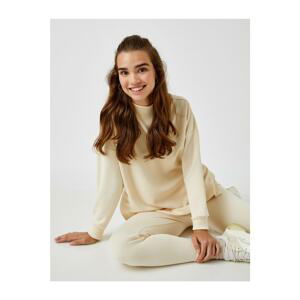 Koton Turtleneck Long Sleeve Basic Sweatshirt