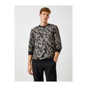 Koton Geometric Patterned Sweatshirt