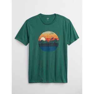 GAP T-shirt sunset graphic t-shirt