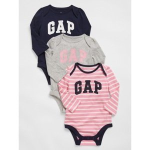 GAP Baby body Logo bodysuit, 3pcs - Girls
