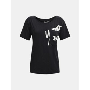 Under Armour T-shirt in Overszed Graphic WM Tee-BLK