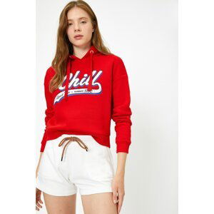 Koton Women's Red Sweatshirt