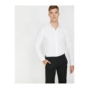 Koton Men's Classic Collar Shirt