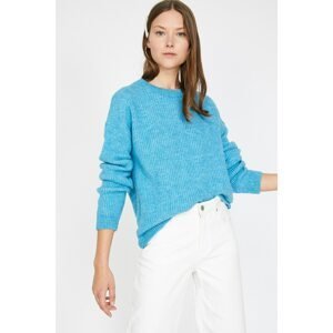 Koton Women's Blue Sweater