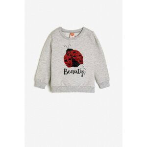 Koton Gray Kids Printed Sweatshirt