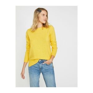 Koton Sweater - Yellow - Regular fit