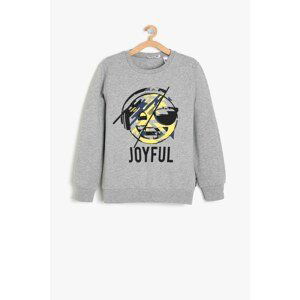 Koton Gray Boys Printed Sweatshirt