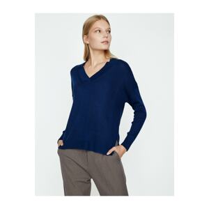 Koton V Neck Knitwear Sweater