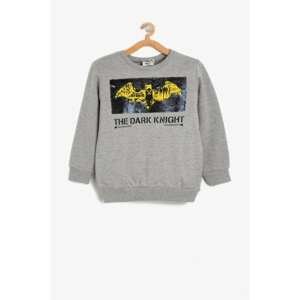 Koton Boys Gray The Dark Knight Kids Sweatshirt