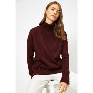 Koton Women's Claret Red Sweater