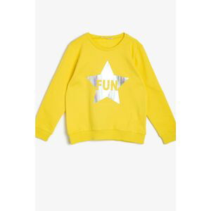 Koton Girl Yellow Sweatshirt