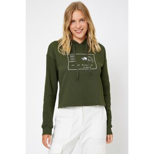 Koton Women's Letter Printed Sweatshirt