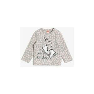 Koton Baby Girl Sequin Detailed Sweatshirt