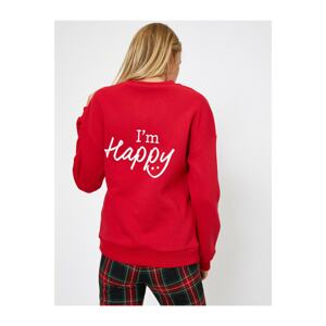 Koton Letter Printed Sweatshirt