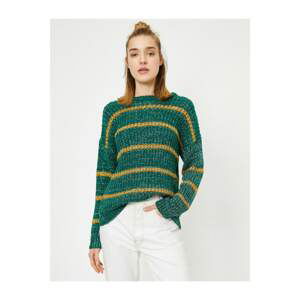 Koton sveter - zelený - Regular fit