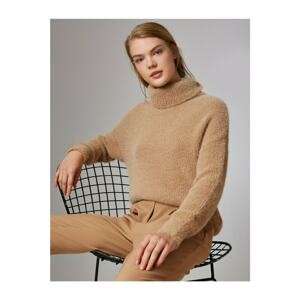 Koton Turtleneck Oversize Knitwear Sweater