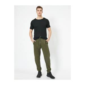 Koton Pocket Detailed Waist Tie Trousers