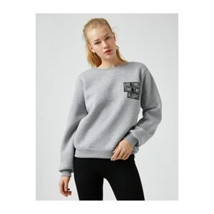 Koton Women's Sweatshirt Gray