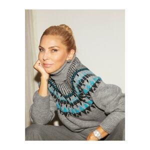 Koton Patterned Sweater For Arzu Sabanci