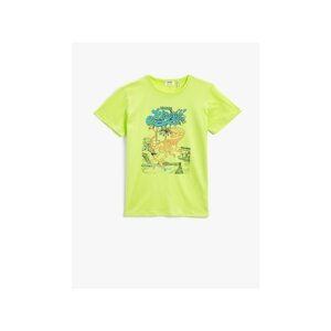 Koton Boy Neon Green T-Shirt