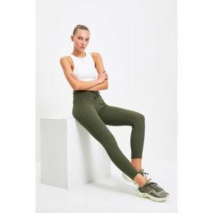 Trendyol Dark Khaki Camisole Sports Leggings