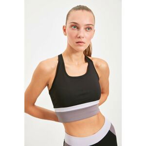 Trendyol Black Color Block Support Sports Bra