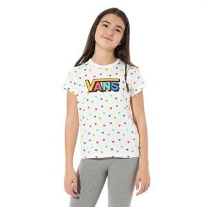 Vans T-shirt Gr Colorful Hearts White - Kids