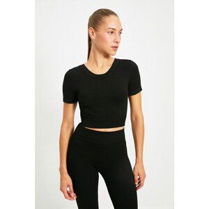 Trendyol Black Seamless Sports Blouse