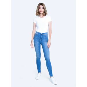 Big Star Woman's High waist Trousers 115573  Denim-233