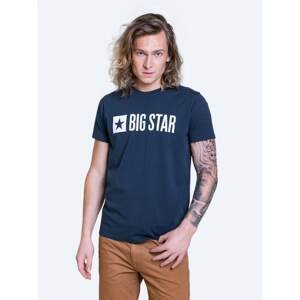 Big Star Man's T-shirt_ss T-shirt 152045 Light blue Knitted-404