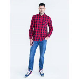 Big Star Man's Shirt Shirt 141775 Brak Woven-603