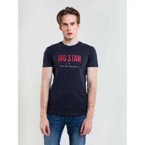 Tričko Big Star Man T-shirt_ss 150045 modrej farbe Blue-403