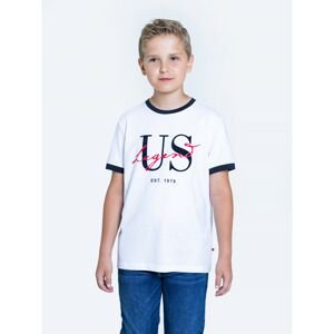 Big Star Kids's T-shirt_ss T-shirt 152081 Cream Knitted-101