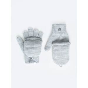 Big Star Unisex's Gloves Gloves 173156 Black Knitted-902