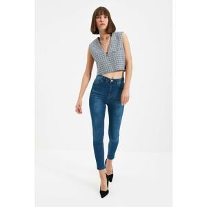 Trendyol Blue Wear High Waist Skinny Jeans