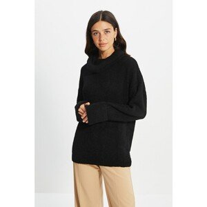 Trendyol Black Turtleneck Knitwear Sweater