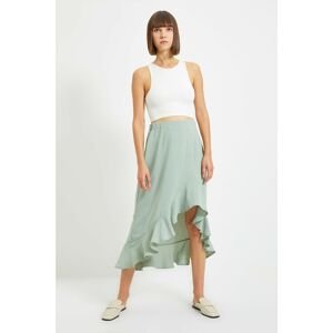 Trendyol Mint Flared Skirt
