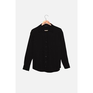 Trendyol Black Loose Fit Shirt