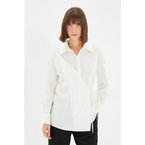 Trendyol Ecru Lace Detailed Shirt